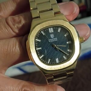 Gold and Blue Smartwatch